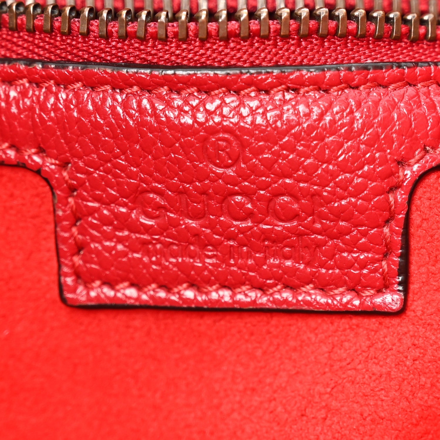 Gucci Goatskin Medium Aphrodite Shoulder Bag Hibiscus Red