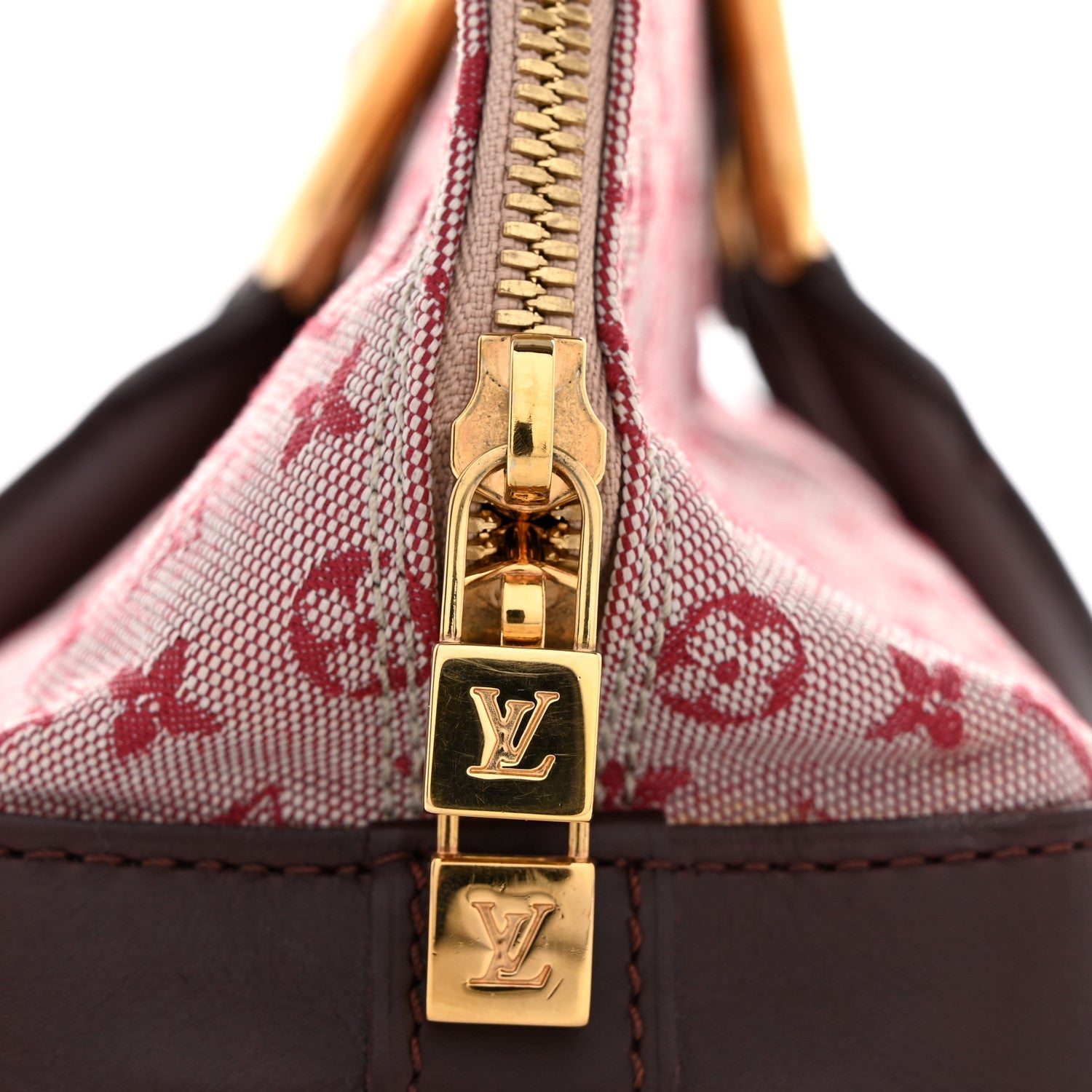 Louis Vuitton Mini Monogram Alma Long Cherry