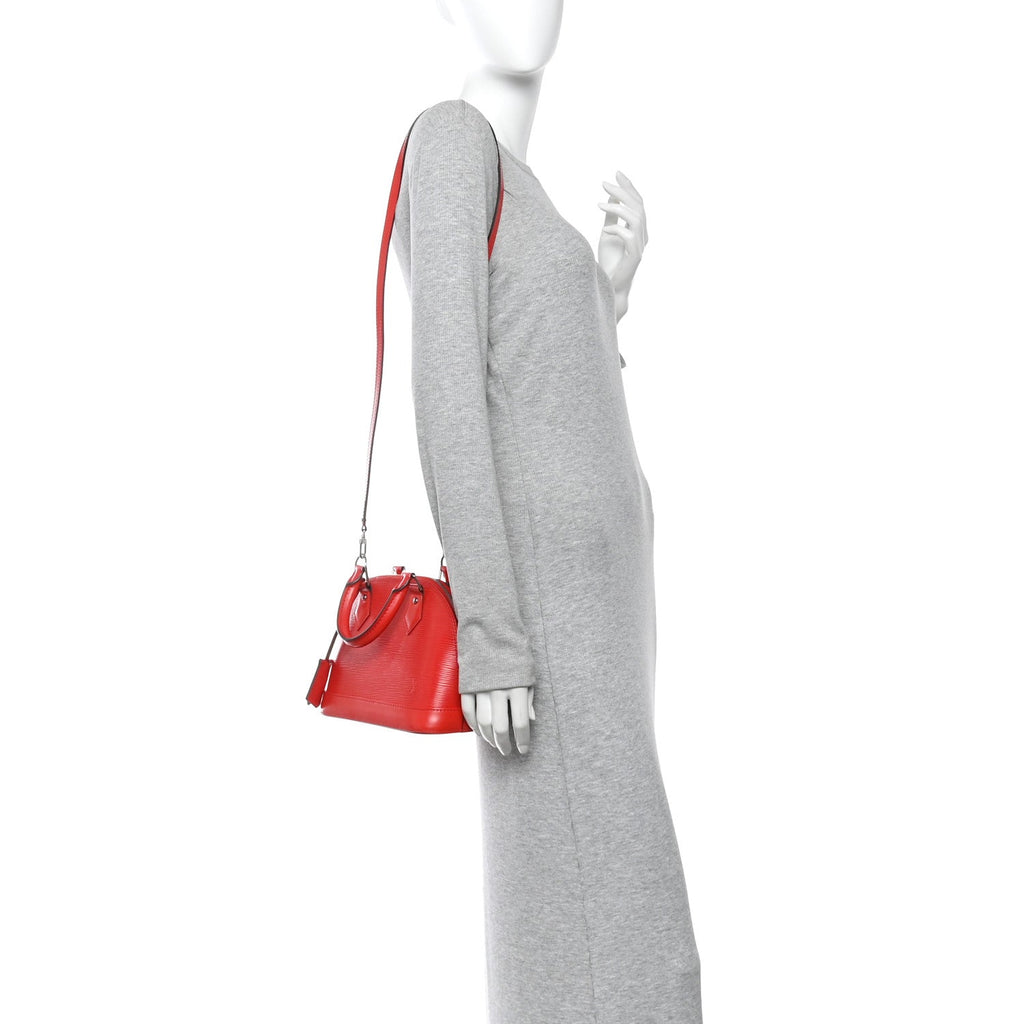 Louis Vuitton Epi Alma BB Coquelicot