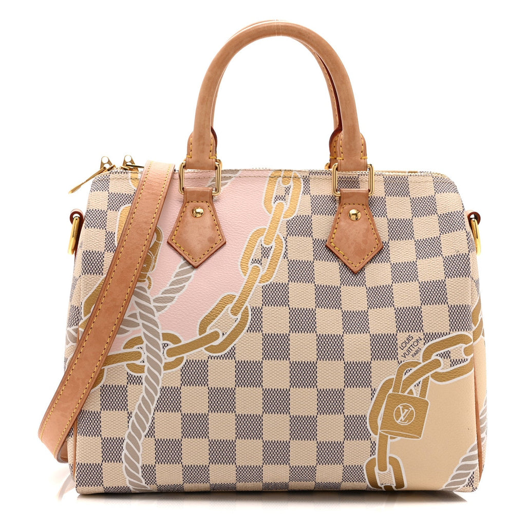 Louis Vuitton Damier Azur Nautical Speedy Bandouliere 25
