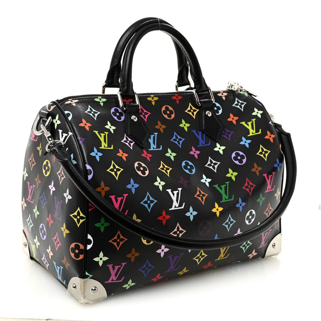Louis Vuitton LV X TM Monogram Multicolor Speedy Soft 30 Black