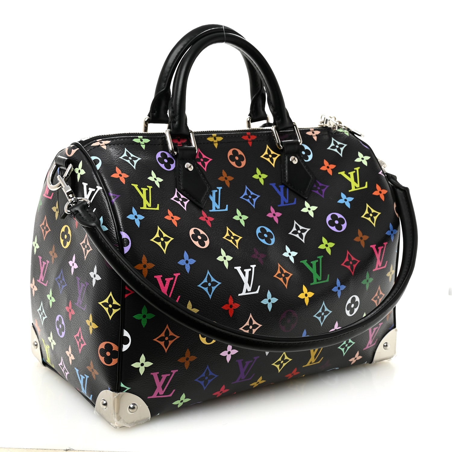 Louis Vuitton LV X TM Monogram Multicolor Speedy Soft 30 Black