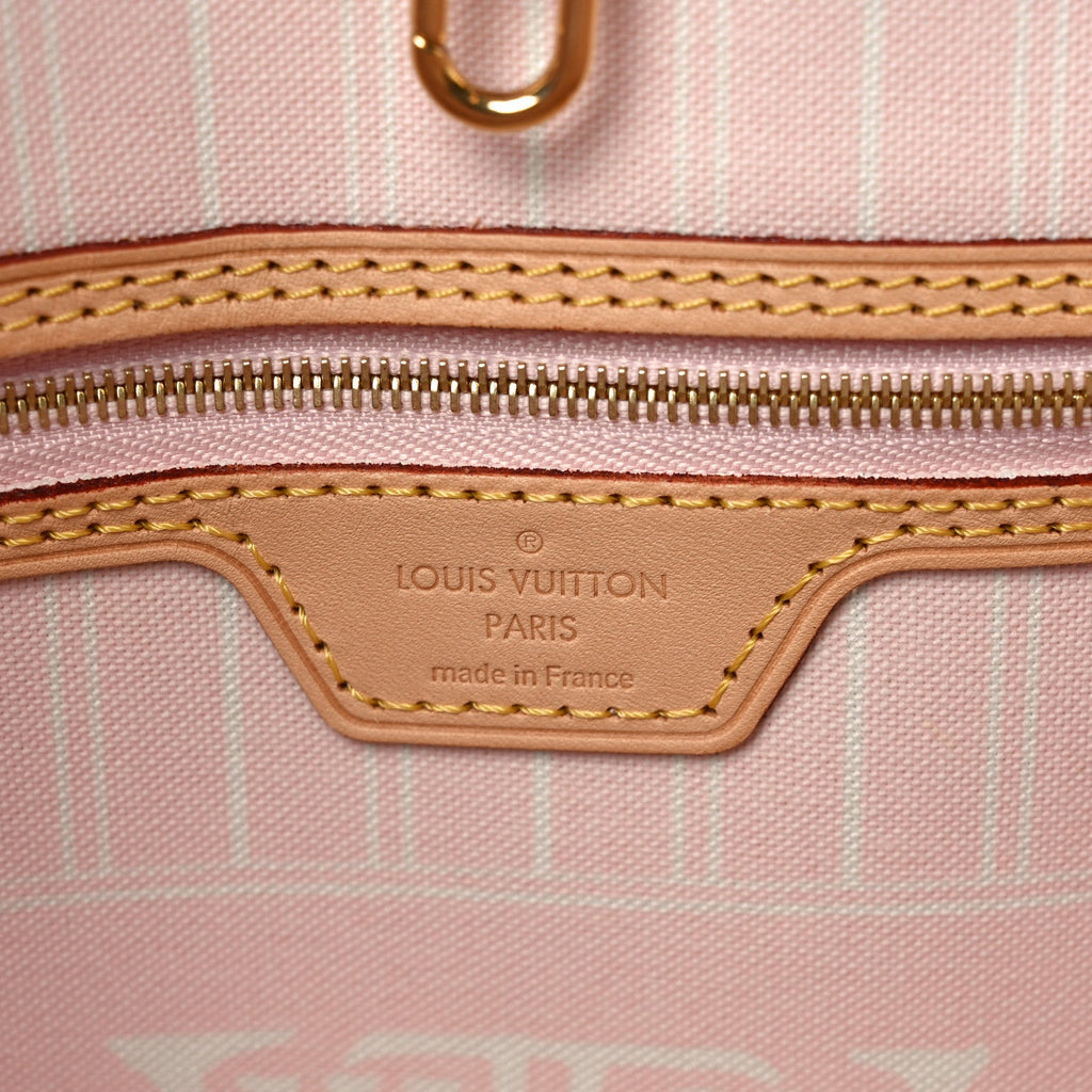 Louis Vuitton Monogram Giant By The Pool Neverfull MM Light Pink