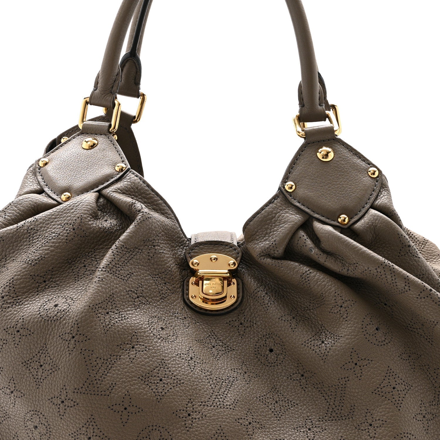 Louis Vuitton Mahina L Taupe