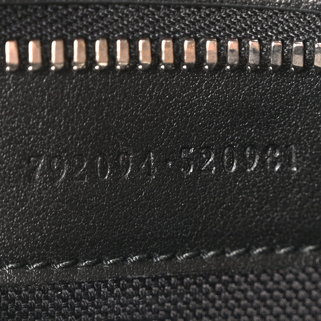 Gucci Soft GG Supreme Monogram Web Belt Bag Black Grey