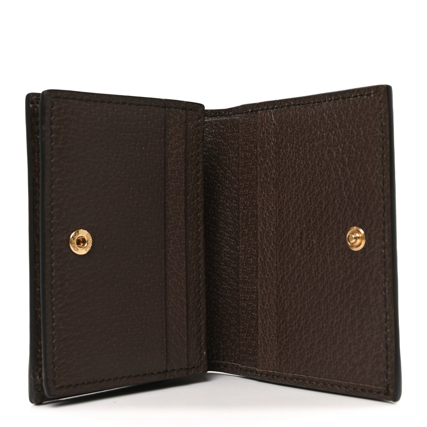 Gucci GG Supreme Monogram Web Ophidia Card Case Beige New Acero