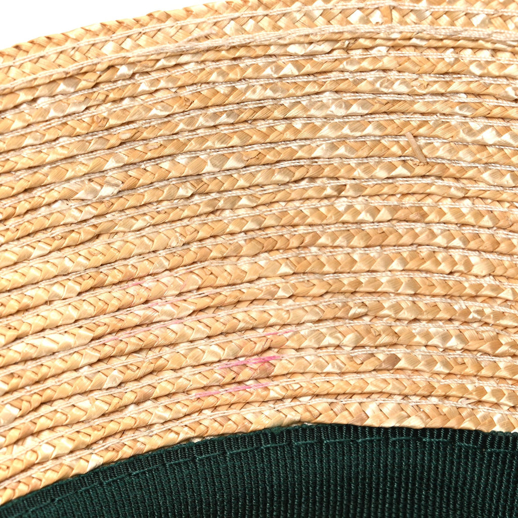 Gucci Abaca Straw Web Fedora Hat M