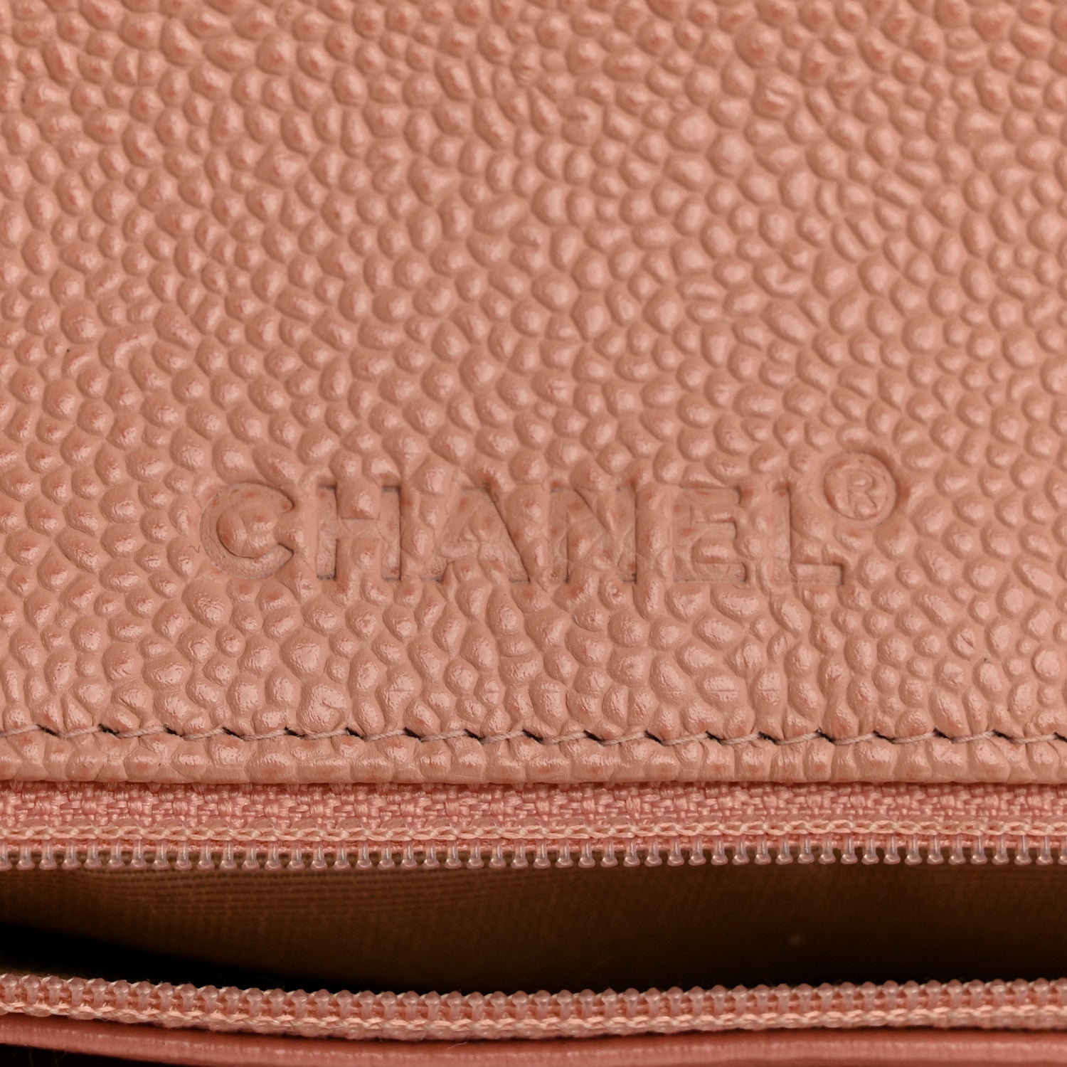 Chanel Caviar Quilted XL Jumbo Single Flap Light Pink