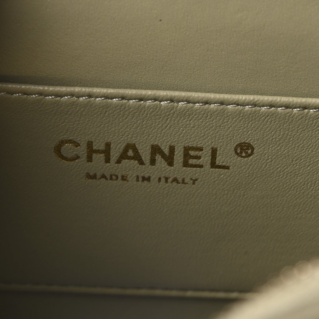 Chanel Lambskin Savon De Marseille Mini Camera Bag Khaki