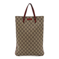 Gucci GG Plus Monogram Vertical Tote Red