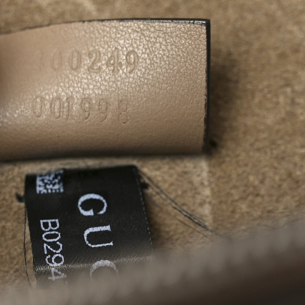 Gucci GG Supreme Monogram Small Dionysus Shoulder Bag Taupe