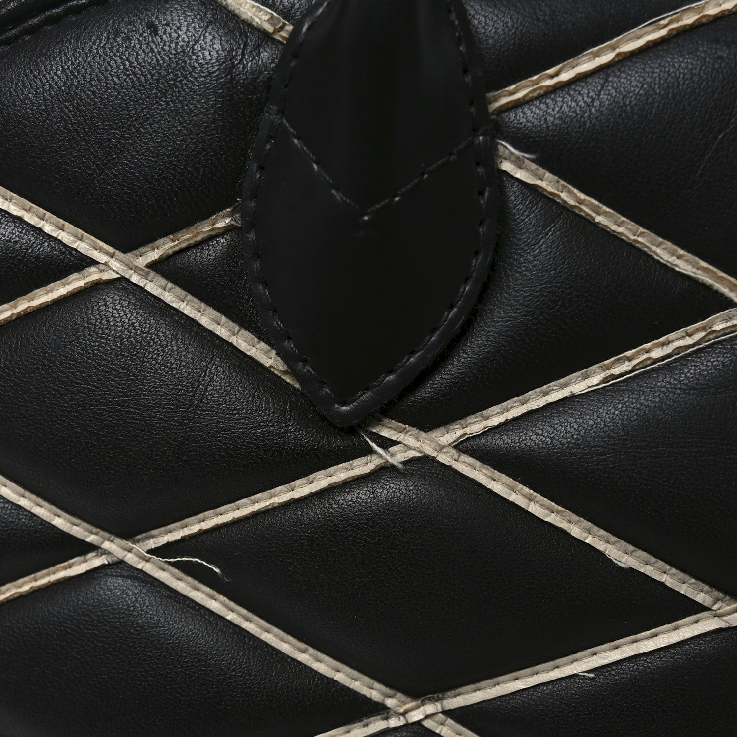 Louis Vuitton Lambskin Malletage Alma PM Black