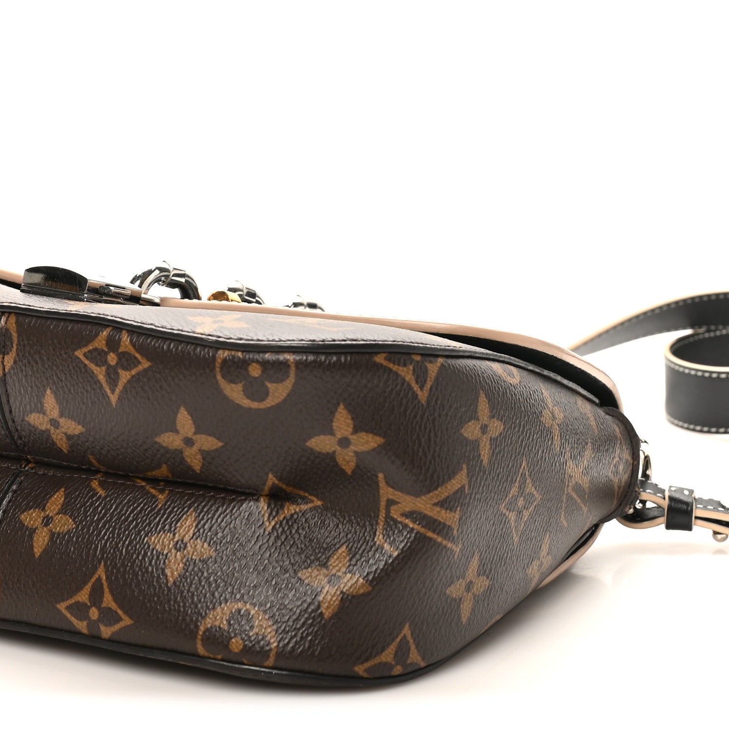 Louis Vuitton Calfskin Monogram Chain It Bag PM Black