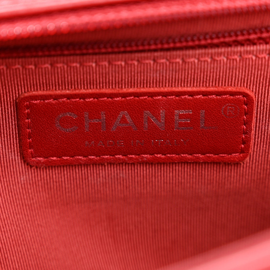 Chanel Calfskin Quilted New Medium Boy Flap Red