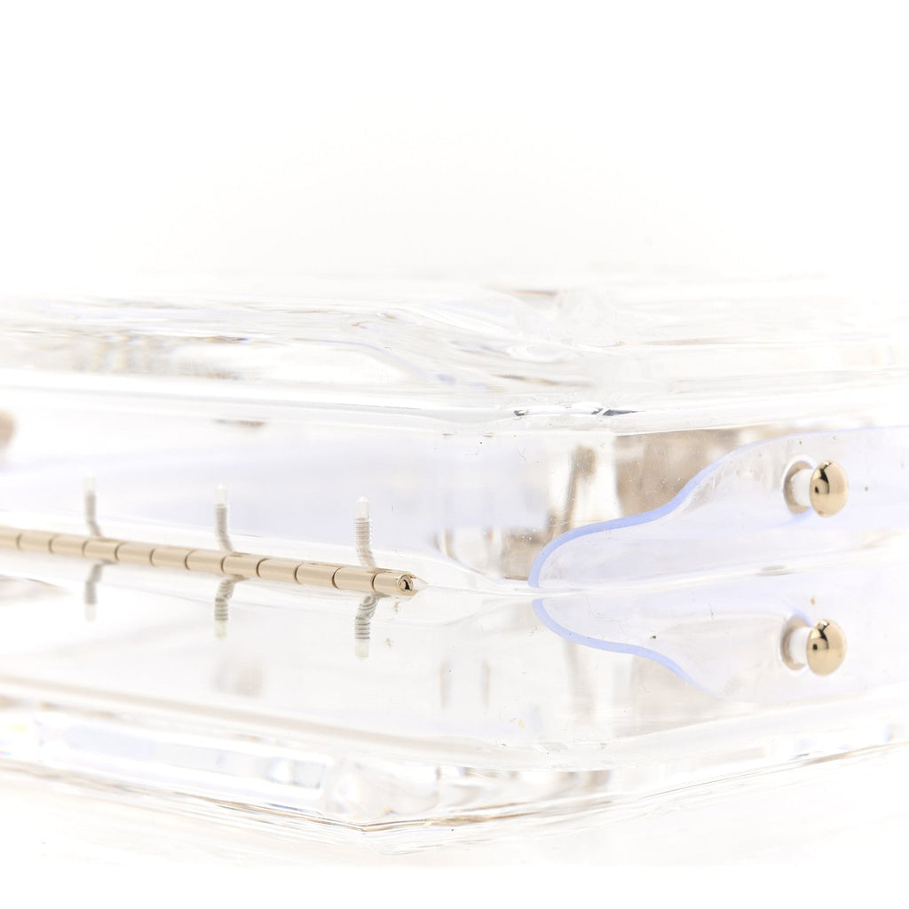 Chanel Plexiglass Dubai by Night Gas Tank Clutch