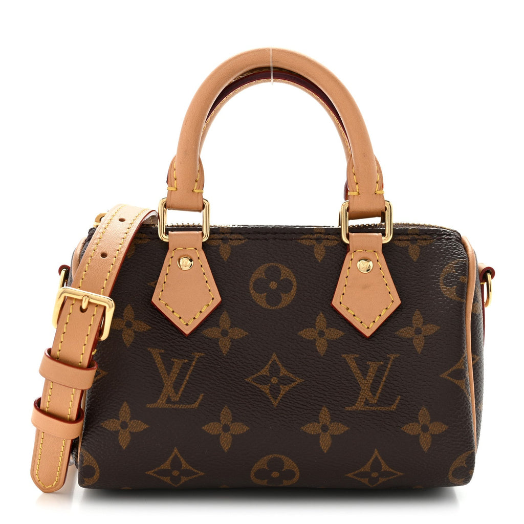 Louis Vuitton Monogram Nano Speedy Bandouliere