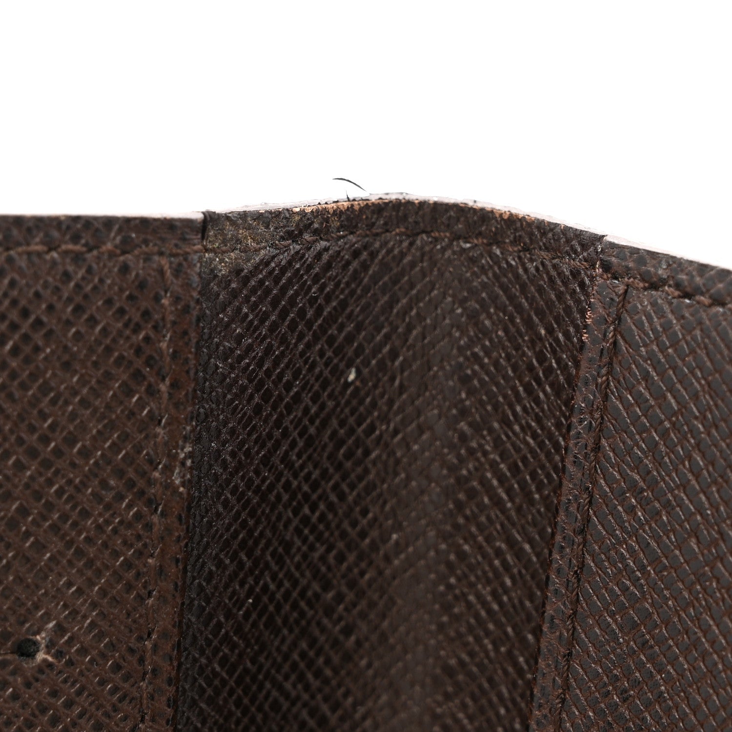 Louis Vuitton Damier Ebene Checkbook Cover Wallet
