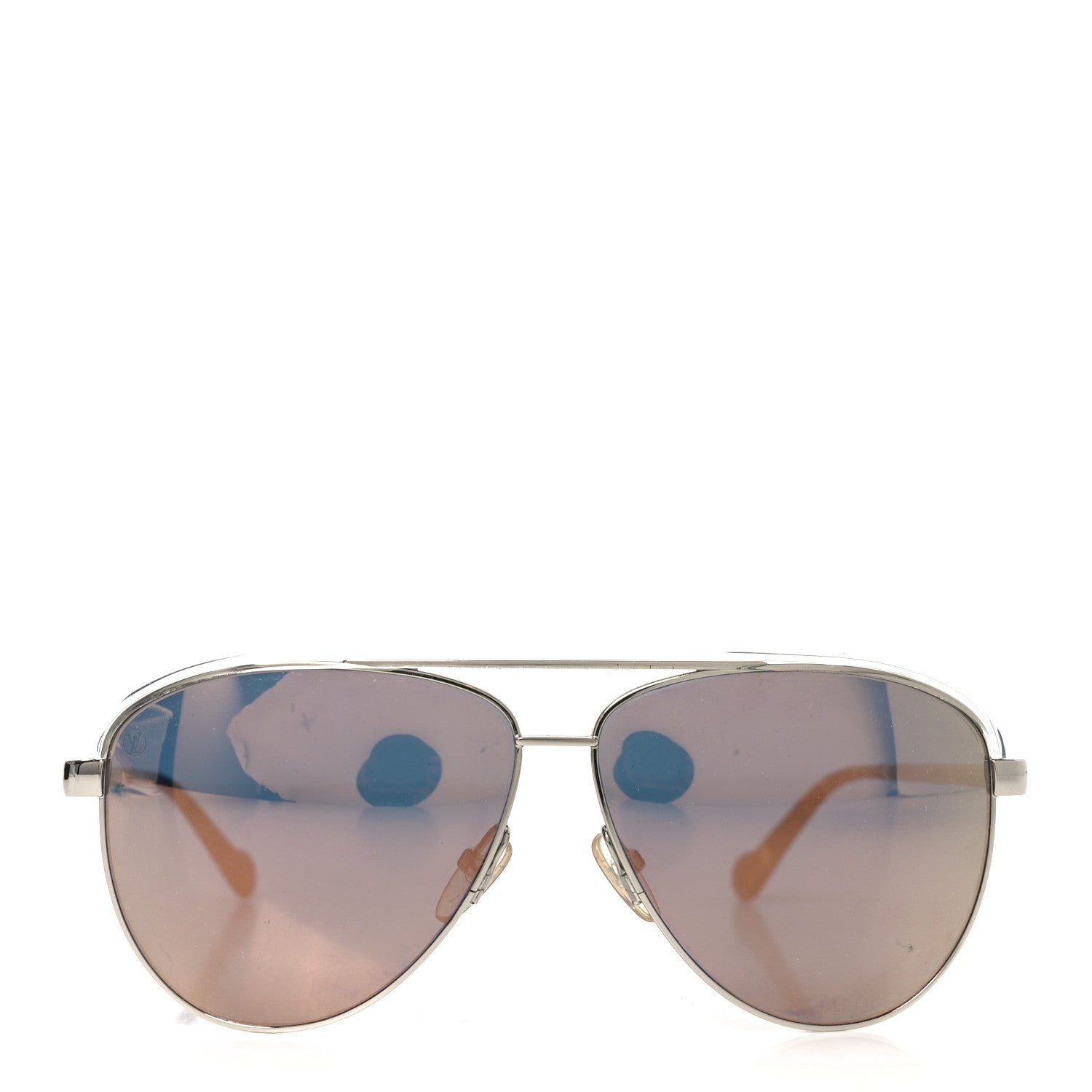 Louis Vuitton Jet Set Aviator Sunglasses Z0858U Silver