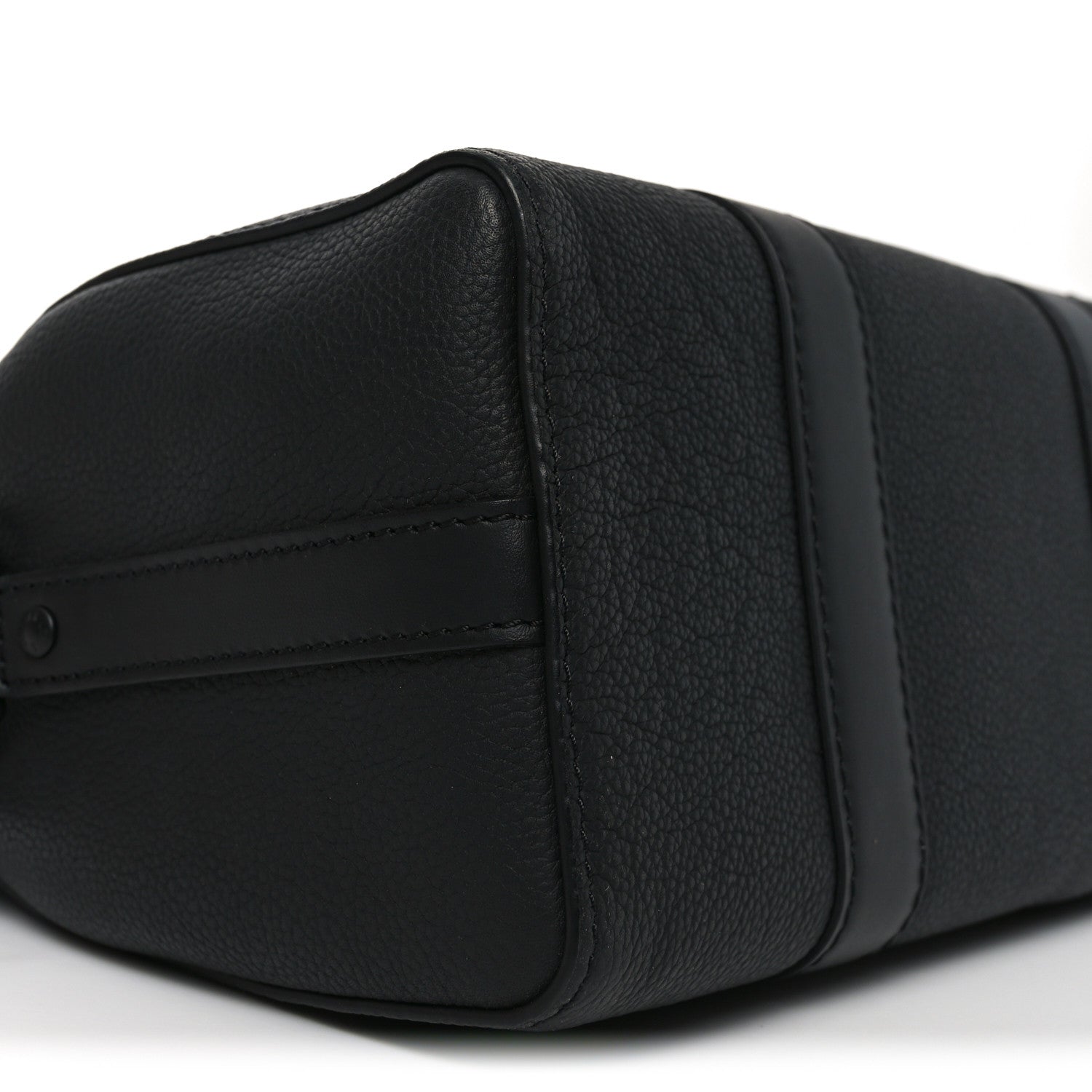 Louis Vuitton Grained Calfskin Aerogram City Keepall Black