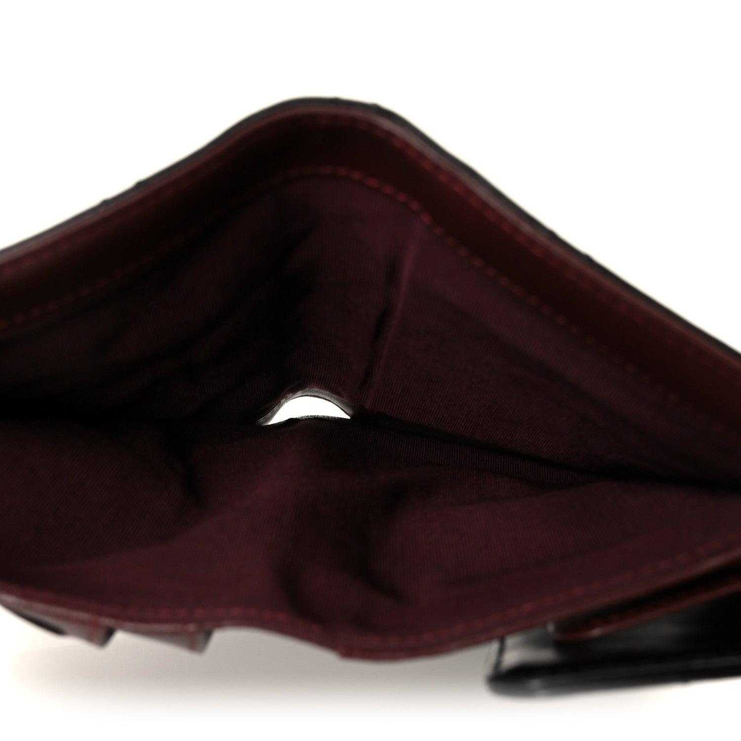 Lambskin Quilted Large Flap Wallet Black