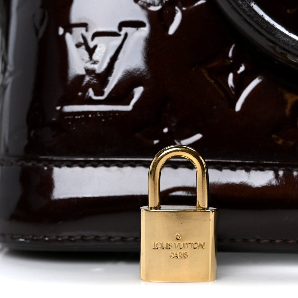 Louis Vuitton Vernis Alma BB Amarante