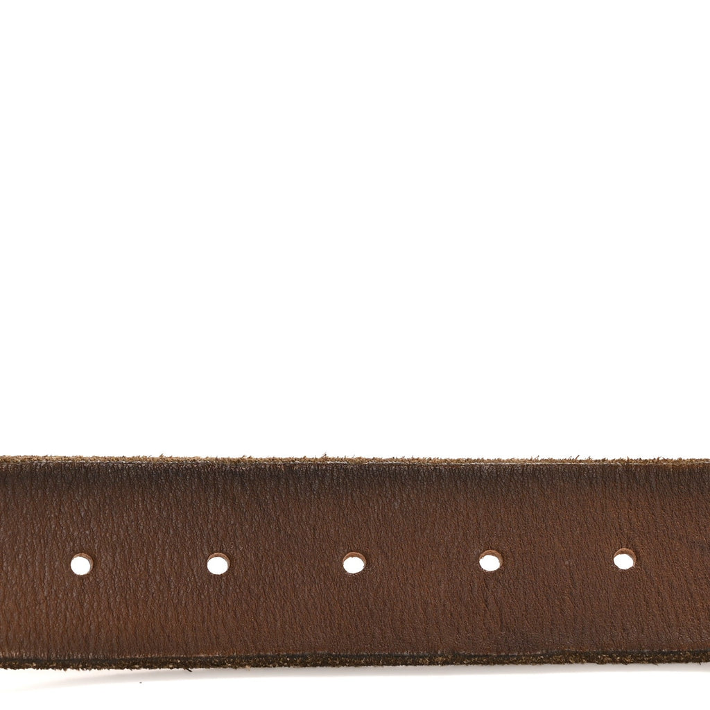 Gucci Faded Calfskin Double G 40mm Belt 85 34 Cuir