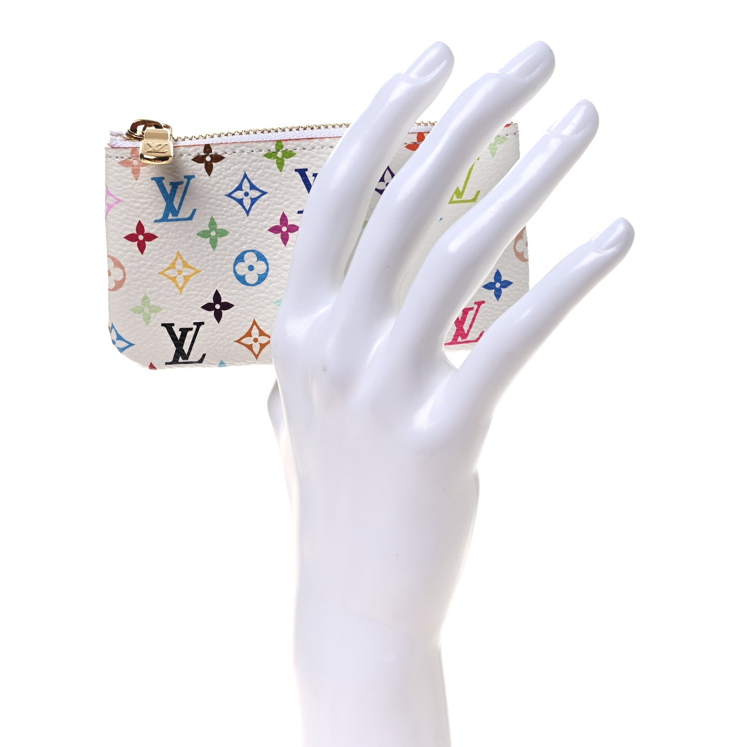 Louis Vuitton LV X TM Monogram Multicolor Key Pouch White