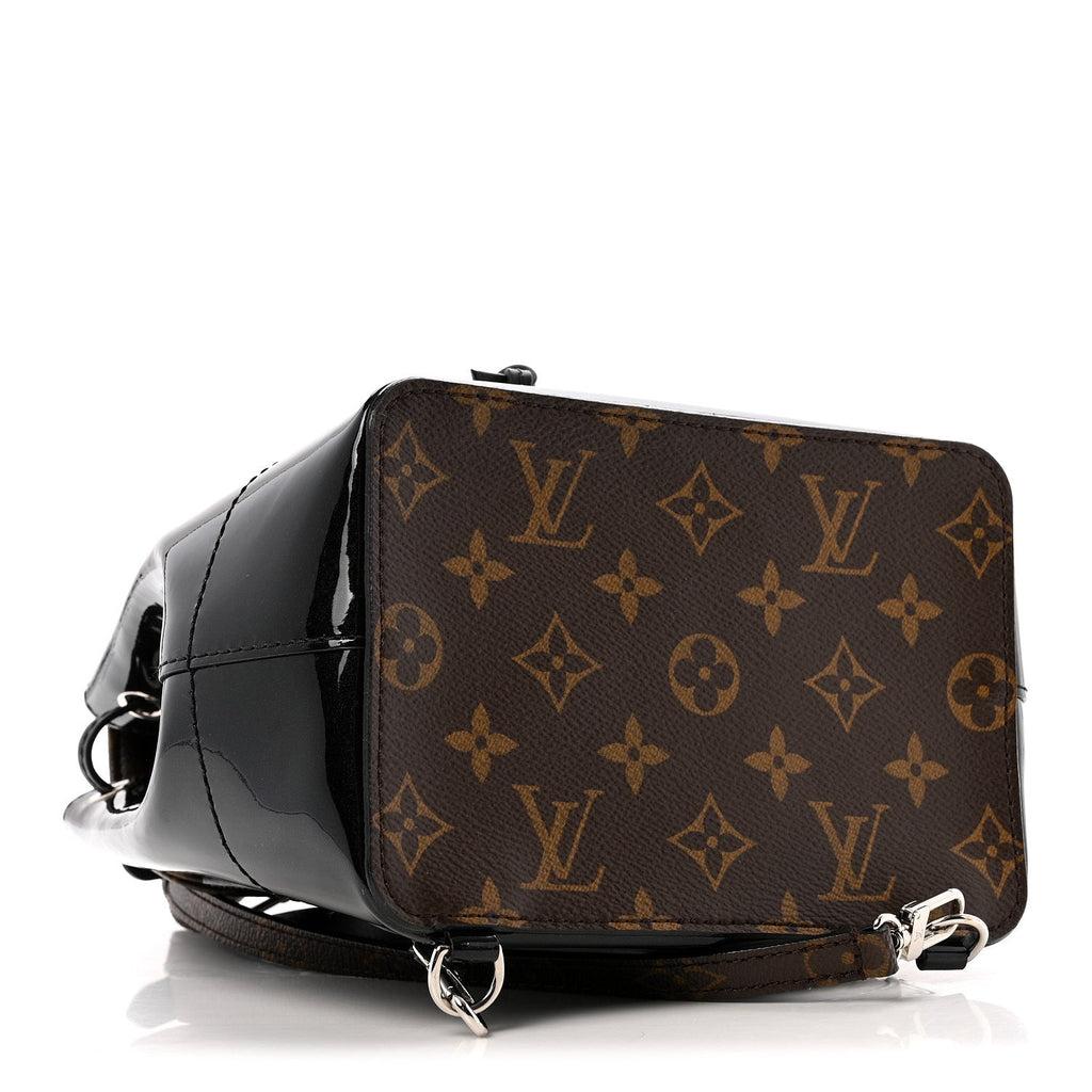 Louis Vuitton Patent Monogram Hot Springs Backpack Black