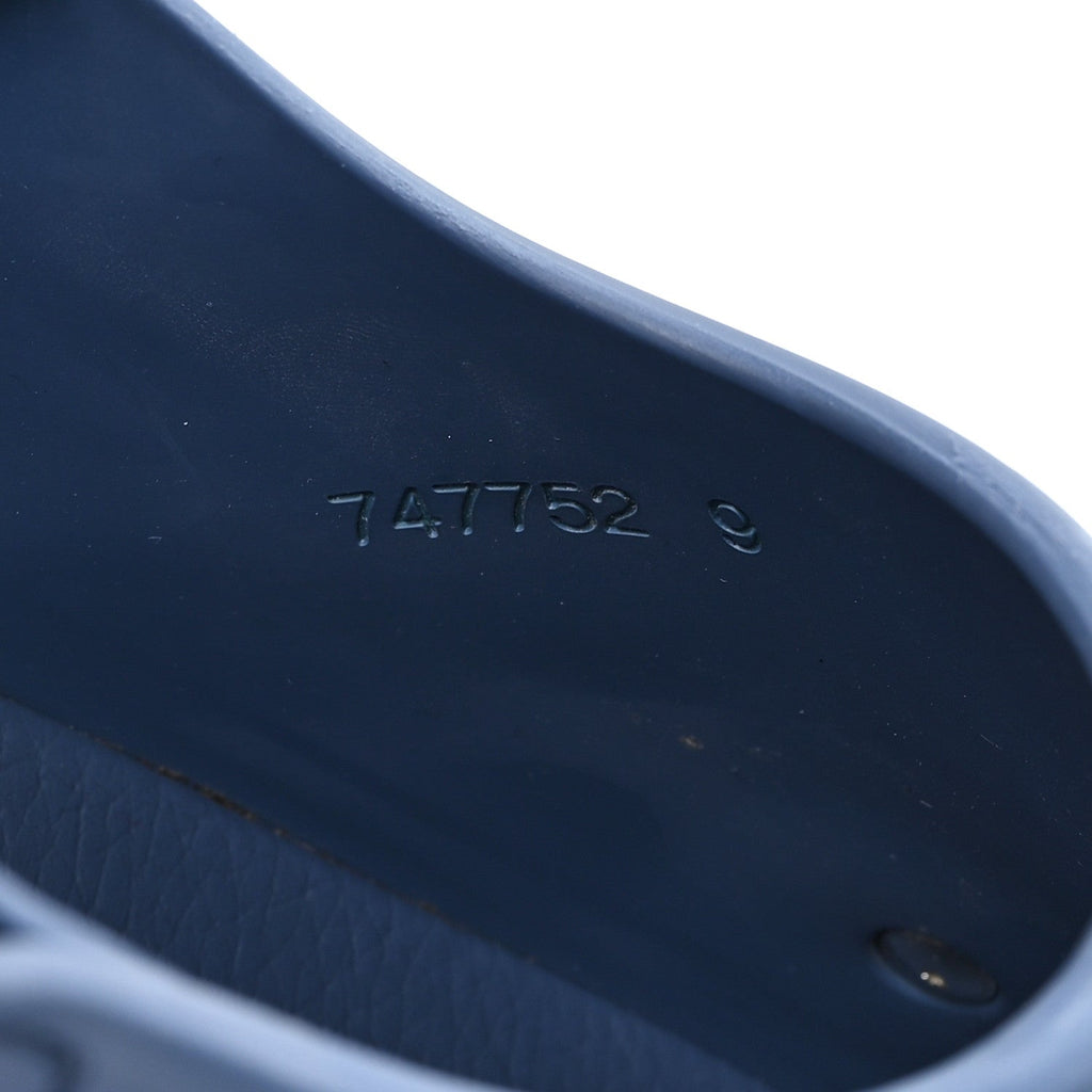 Gucci Soft Rubber Horsebit Touch Mens Strapped Sandals 9 Washed Indigo