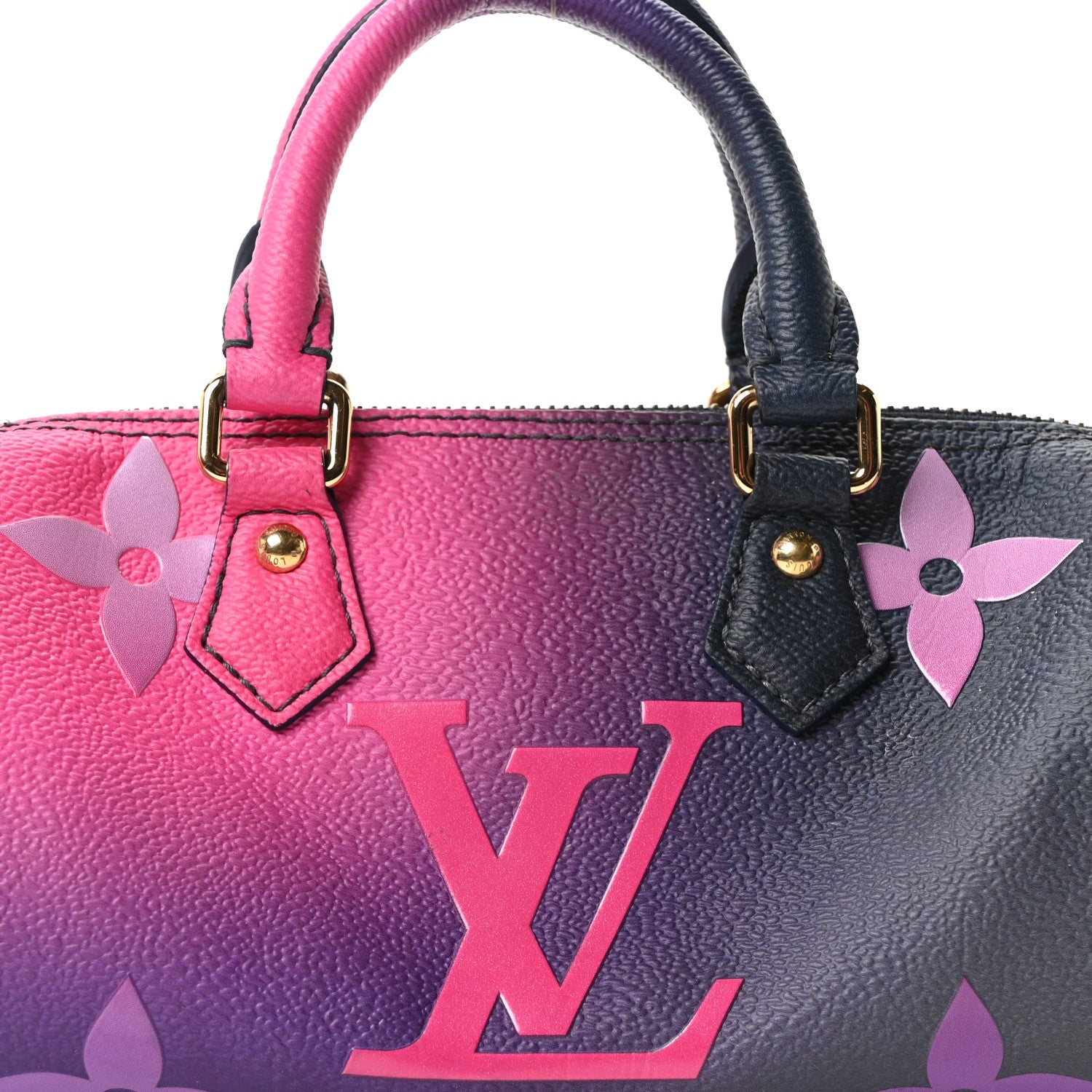 Louis Vuitton Monogram Giant Spring In The City Papillon BB Midnight Fuchsia