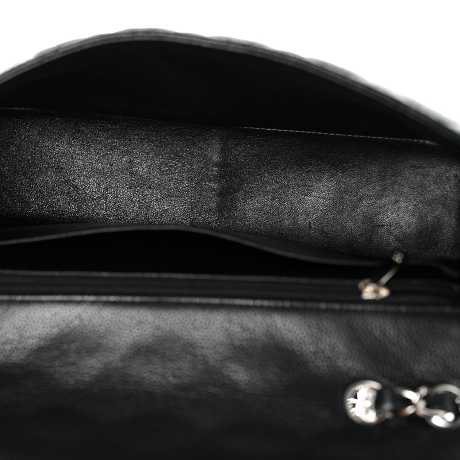 Chanel Caviar Quilted Jumbo Single Flap Black
