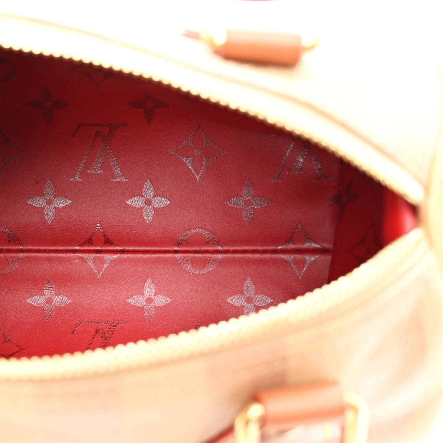 Louis Vuitton Calfskin Washed Stripes Speedy P9 Bandouliere 20 Camel
