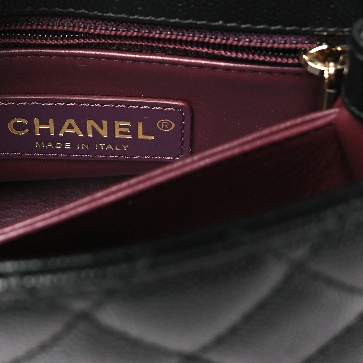 Chanel Caviar Quilted Extra Mini Coco Handle Flap Black