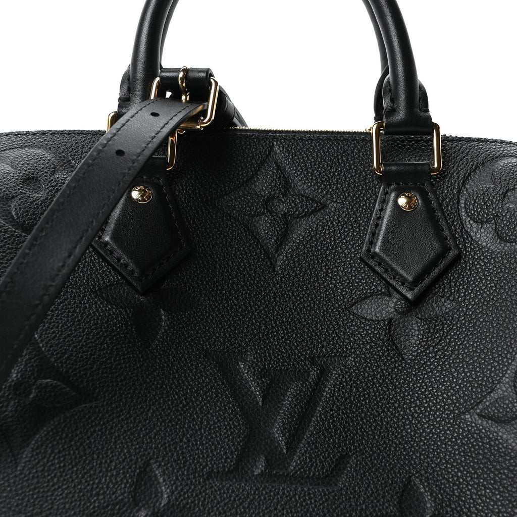 Louis Vuitton Empreinte Monogram Giant Speedy Bandouliere 25 Black