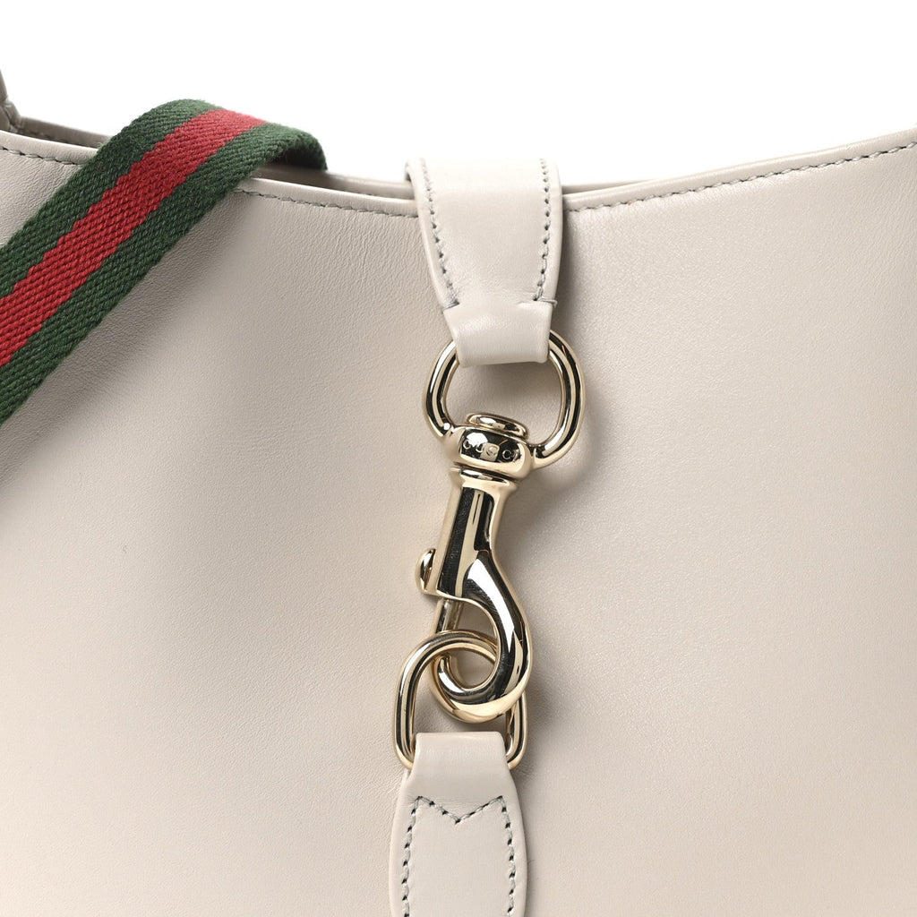 Gucci Sea Calfskin Web Small Jackie Shoulder Bag Sphinx