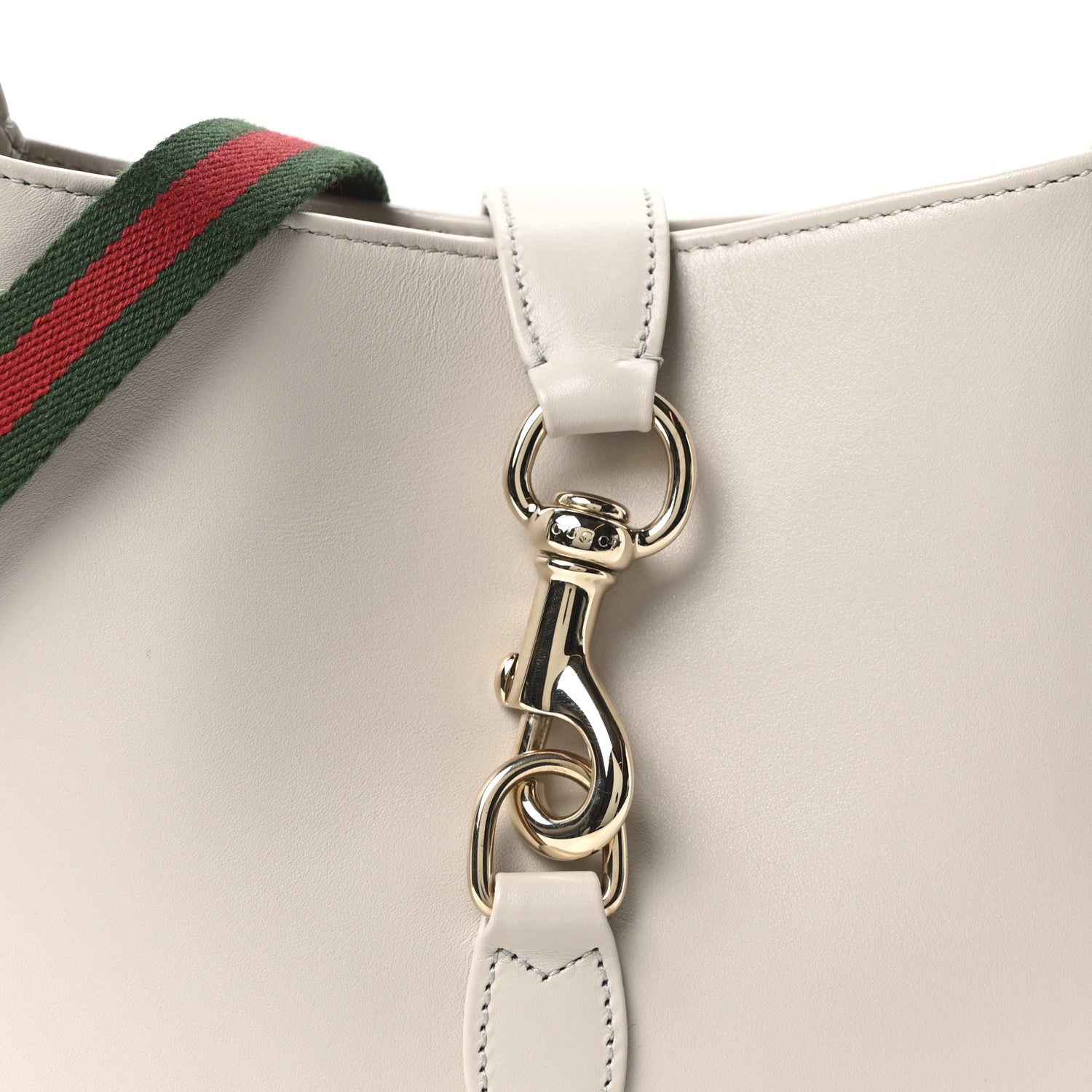 Gucci Sea Calfskin Web Small Jackie Shoulder Bag Sphinx