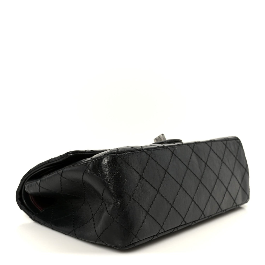 Chanel Aged Calfskin Quilted 2.55 Reissue 225 Flap Black