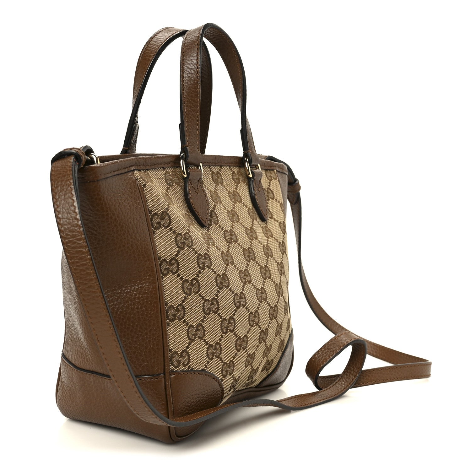 Gucci Monogram Small Bree Tote Beige Tabacco