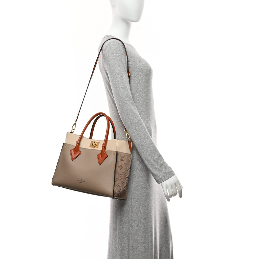 Louis Vuitton Calfskin Monogram Tufting On My Side Galet