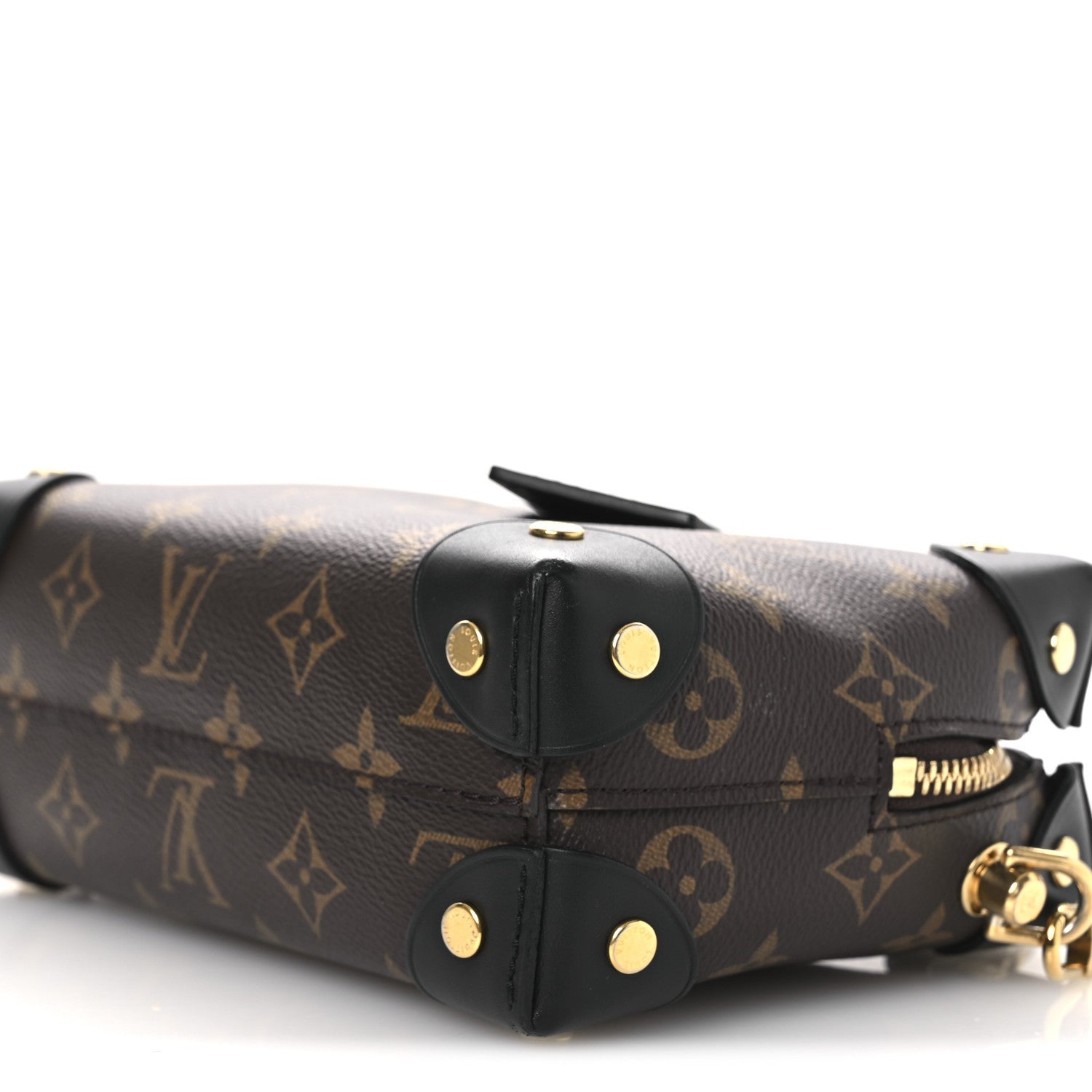 Louis Vuitton Monogram Petite Malle Souple Black