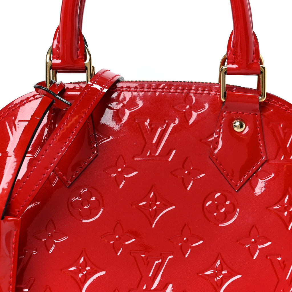 Louis Vuitton Vernis Alma BB Cherry