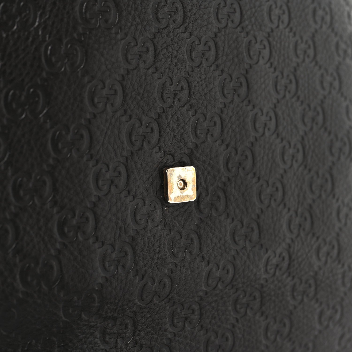 Gucci Guccissima Medium Flap Messenger Bag Chocolate