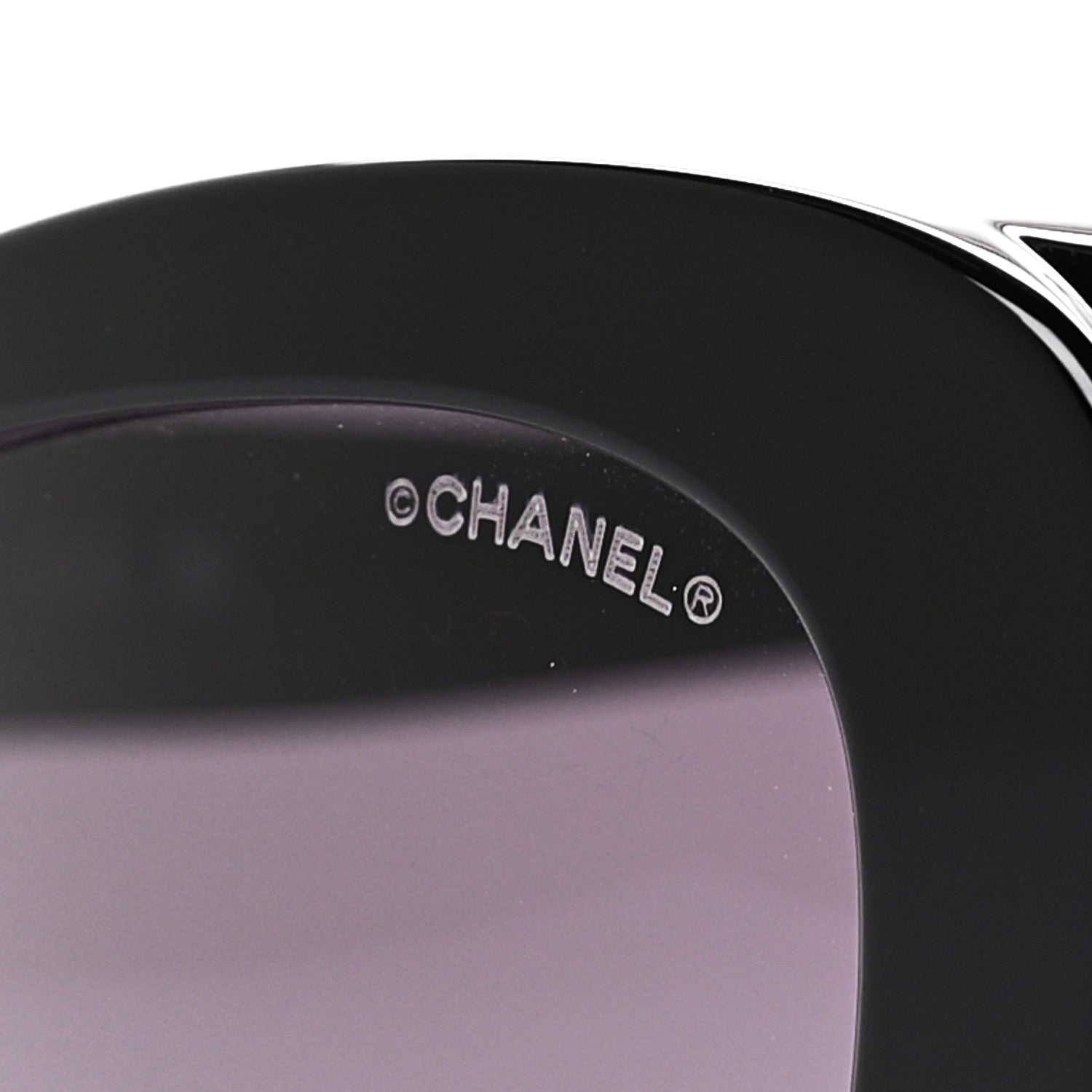 Acetate Pearl Cat Eye CC Sunglasses 5481-H-A Black