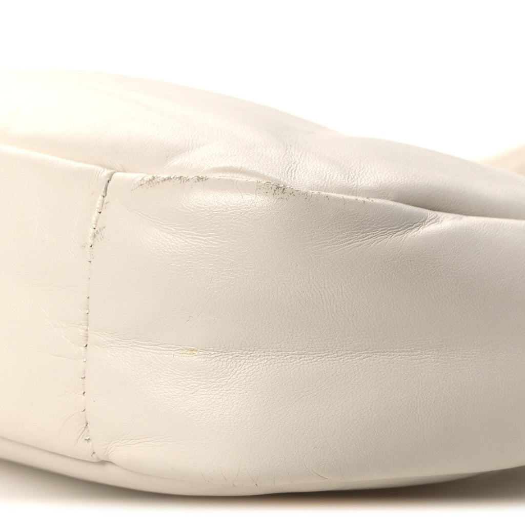 Prada Nappa Soft Padded Mini Bag White
