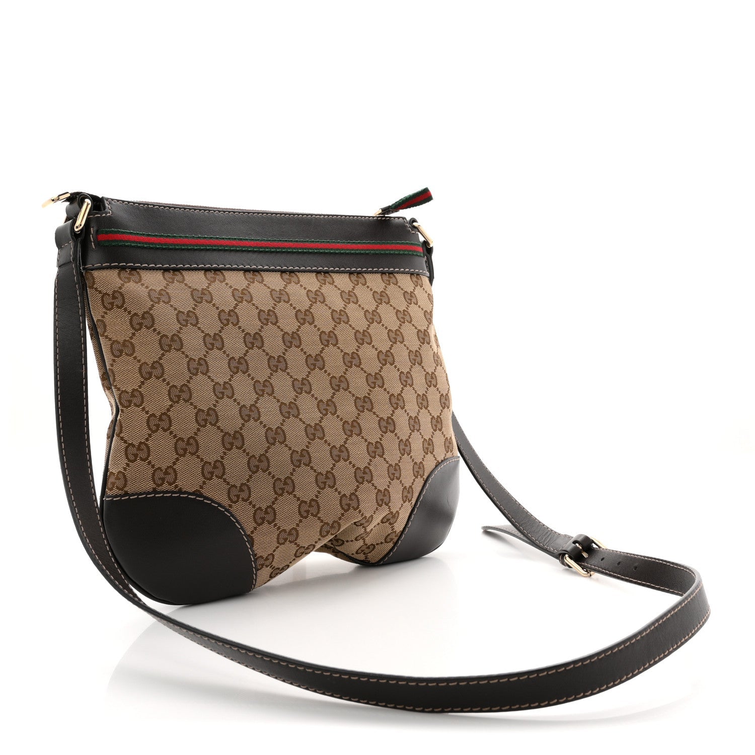 Gucci Monogram Mayfair Messenger Brown