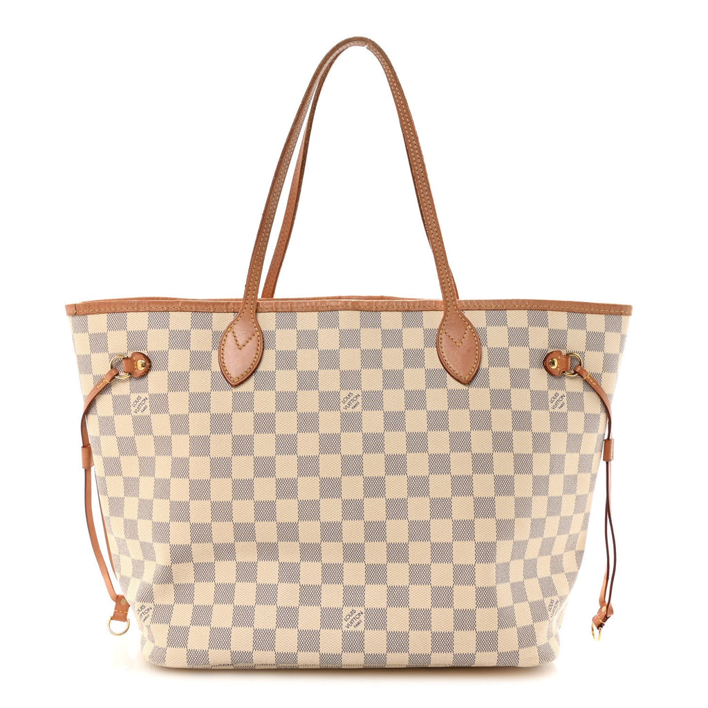 Louis Vuitton Damier Azur Neo Neverfull MM Rose Ballerine