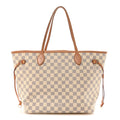 Louis Vuitton Damier Azur Neo Neverfull MM Rose Ballerine