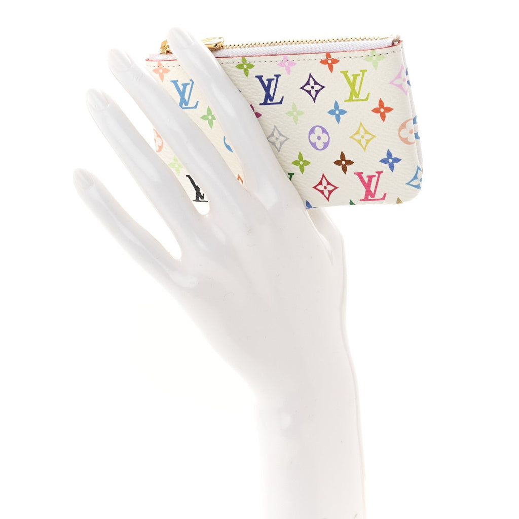 Louis Vuitton LV X TM Monogram Multicolor Key Pouch White