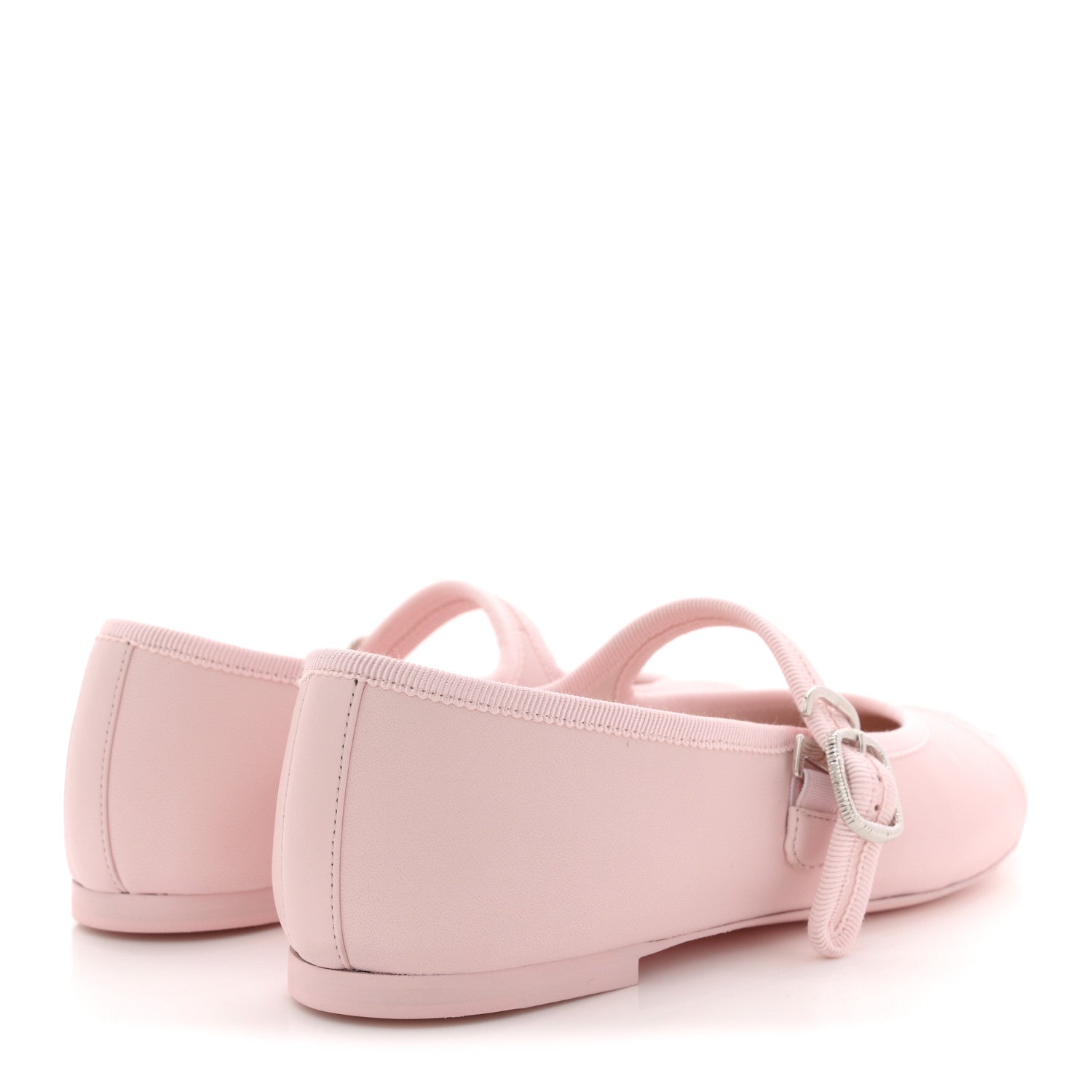 Lambskin Mary Jane Flats 38 Light Pink