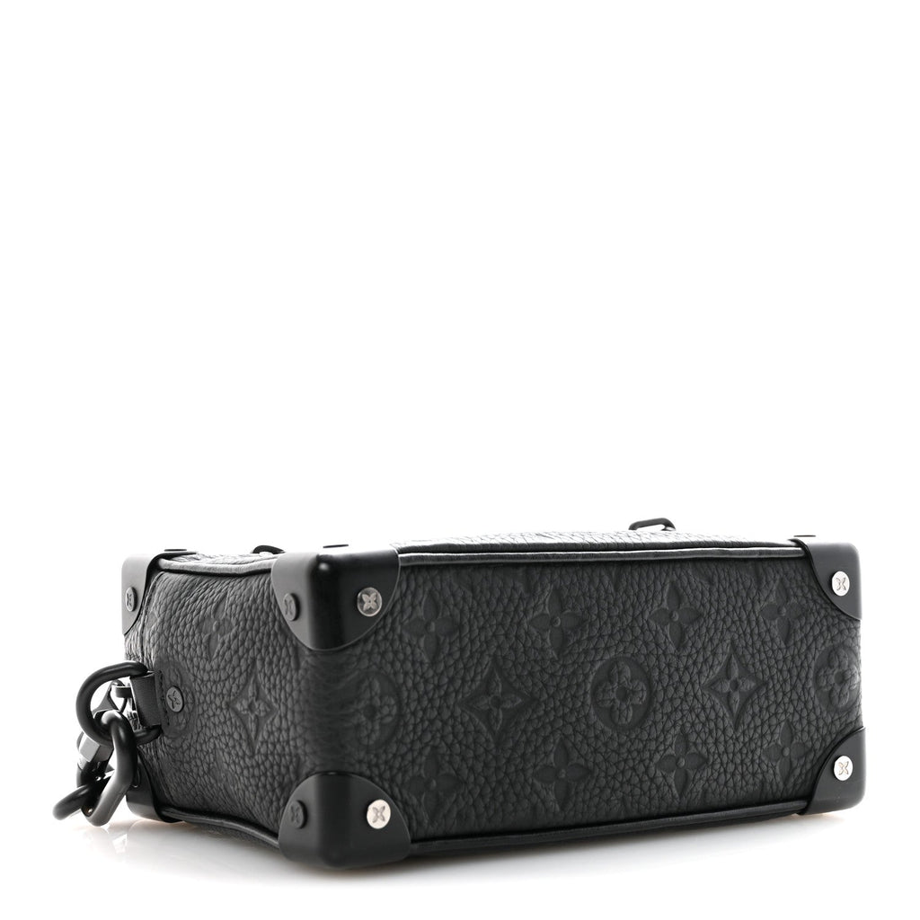 Louis Vuitton Taurillon Monogram Mini Soft Trunk Black